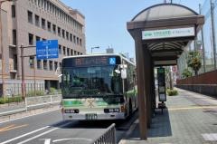 「平野区役所前」バス停留所