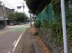 「市営サッカー場前」バス停留所
