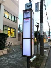 「千葉銀行前」バス停留所