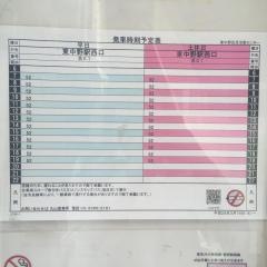 「東中野区民活動センター」バス停留所
