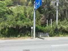 「天津出合」バス停留所