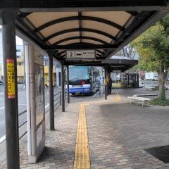 「中筋駅」バス停留所