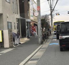 「長尾西口」バス停留所