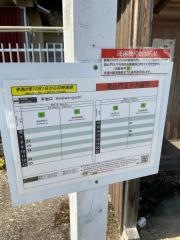 「平岩口」バス停留所