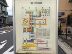 「瀬崎東歩道橋」バス停留所