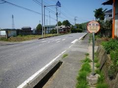 「神社前」バス停留所
