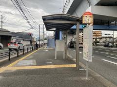 「野多目小学校前」バス停留所