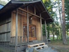 松原湖畔松原諏方神社下社