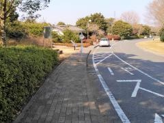 「平和公園ハ墓地前」バス停留所