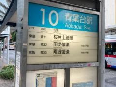 「青葉台駅」バス停留所