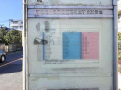 「吉沢」バス停留所