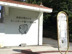 「ムーンビーチ前」バス停留所