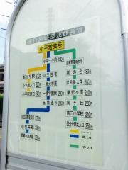 「小平営業所」バス停留所