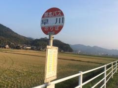 「早川」バス停留所