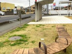 「結城信用金庫前」バス停留所