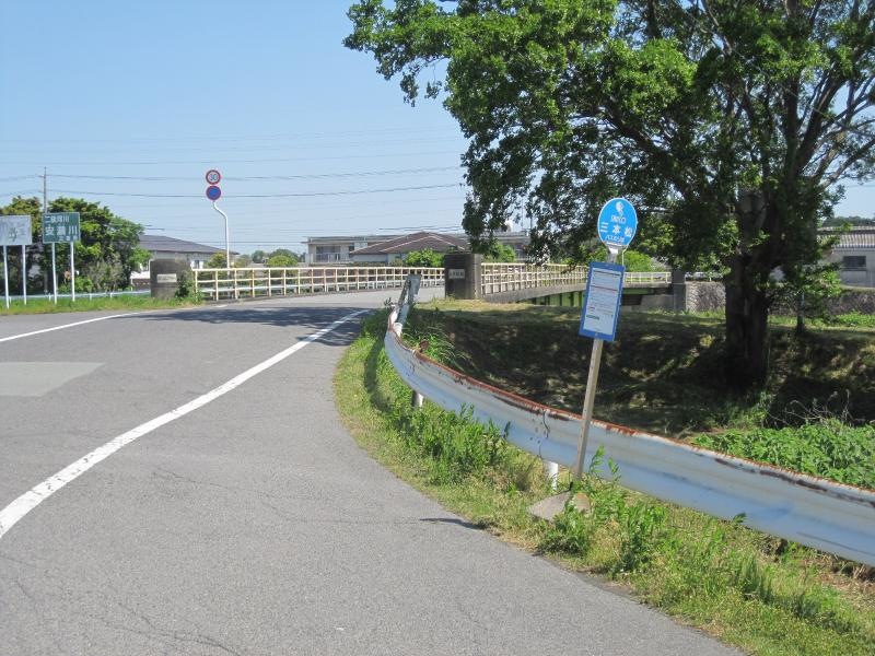 バス停のポールです。