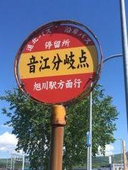 「音江分岐点」バス停留所