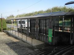 「石岡南台駅」バス停留所