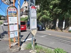 「北ケ谷」バス停留所