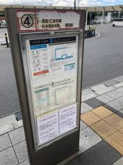 「韮崎駅」バス停留所