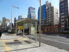 「長堀橋」バス停留所
