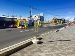 「磯浜新道」バス停留所