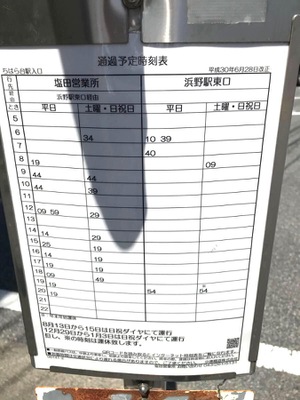 ユキサキナビ 小湊鐵道バス ちはら台駅入口 バス停留所 市原市草刈