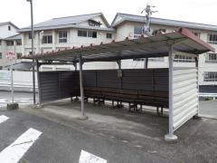 「高梁中学校前」バス停留所