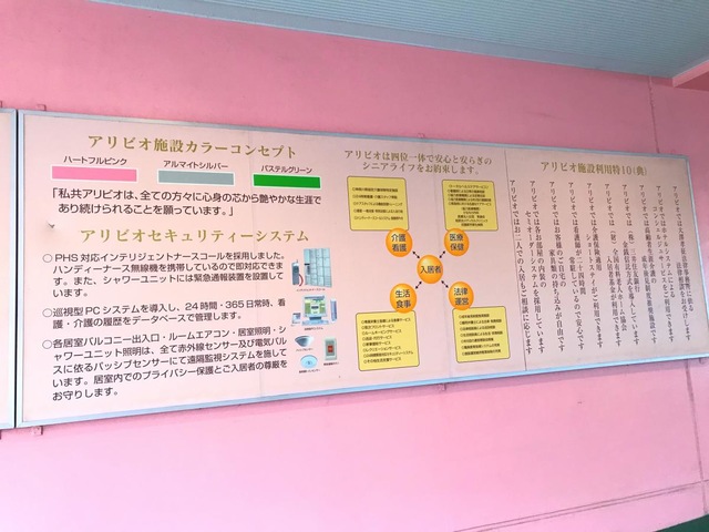 アリビオこぶち壱番館 看板