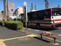 「保健センター入口」バス停留所