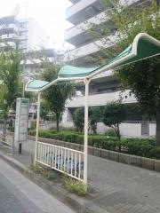 「あびこ大橋北詰」バス停留所