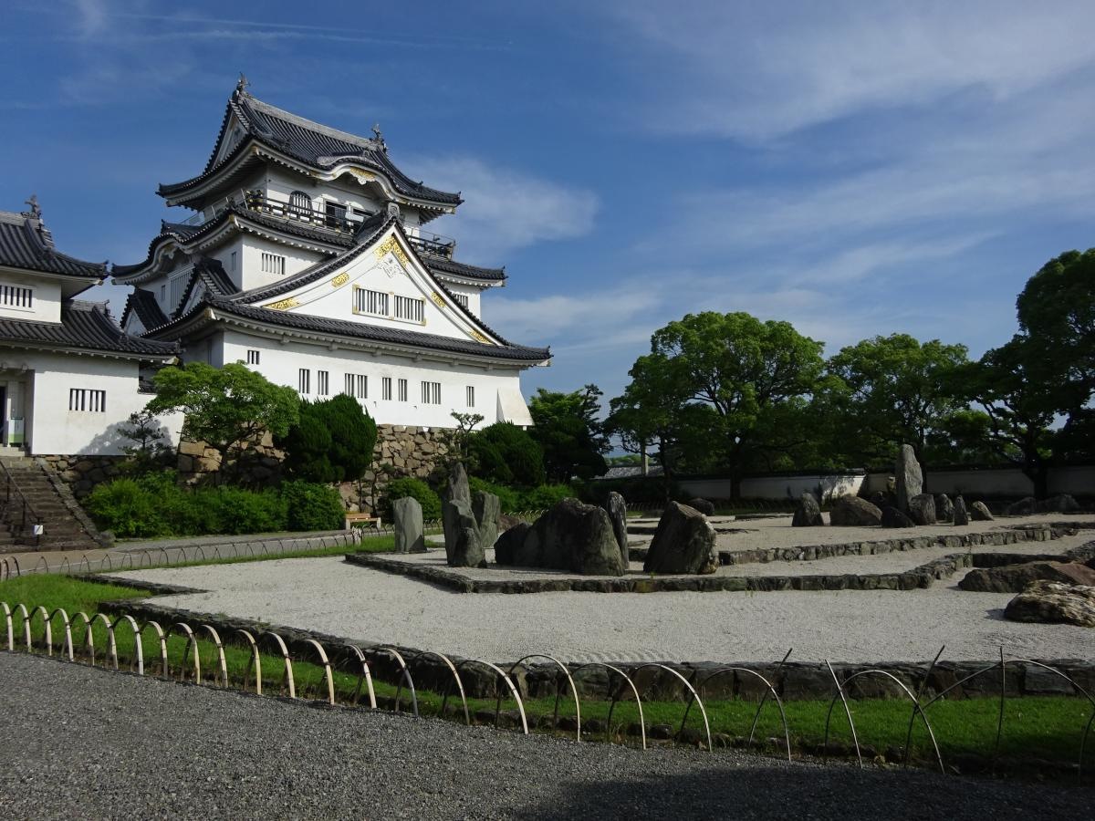 岸和田城庭園「八陣の庭」
