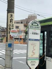「東京北部病院前」バス停留所