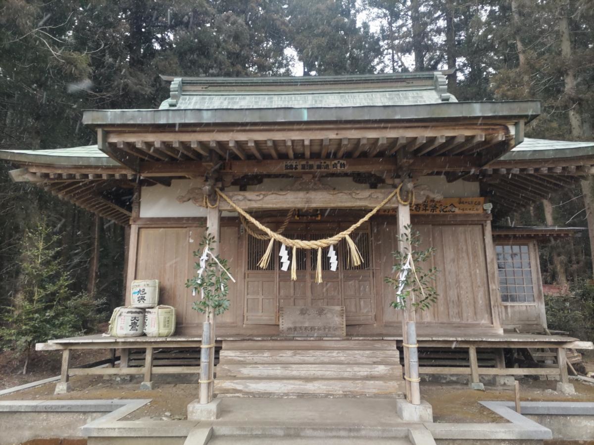 健武山神社本堂