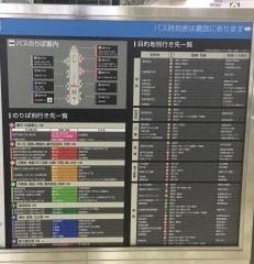 「福住駅」バス停留所