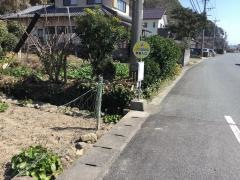 「野釜入口」バス停留所