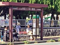 「大学病院前」バス停留所