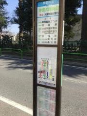 「学芸大附属前」バス停留所