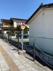 「渡利中学校入口」バス停留所