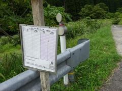 「下中村」バス停留所