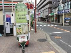 「和田町駅」バス停留所