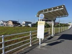 「土地改良区前」バス停留所