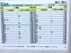 「佃中学校前」バス停留所