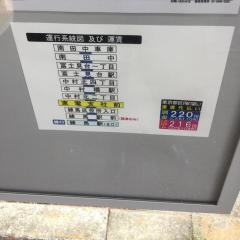 「東電支社前」バス停留所