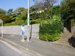 「道祖神前」バス停留所
