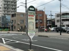 「川口西公民館」バス停留所