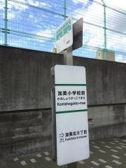「加美小学校前」バス停留所