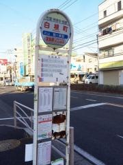 「白根町」バス停留所
