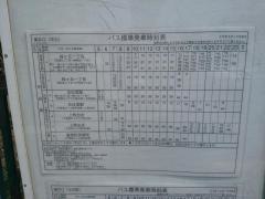「薬井口」バス停留所
