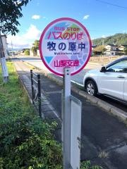 「牧の原中」バス停留所